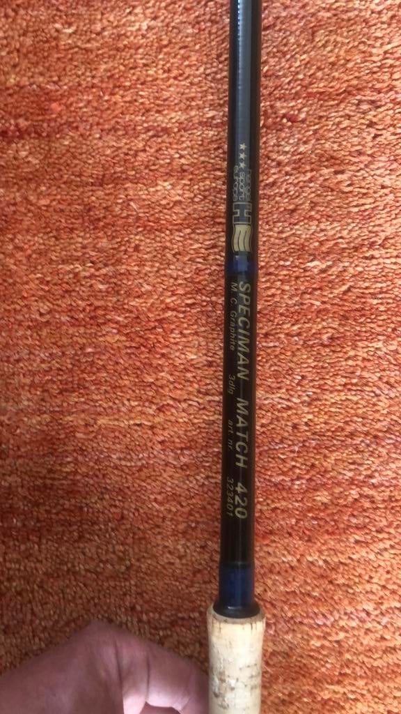 Matchhengel 420cm HE Speciman Match 420, Watersport en Boten, Ophalen, Zo goed als nieuw, Werphengel