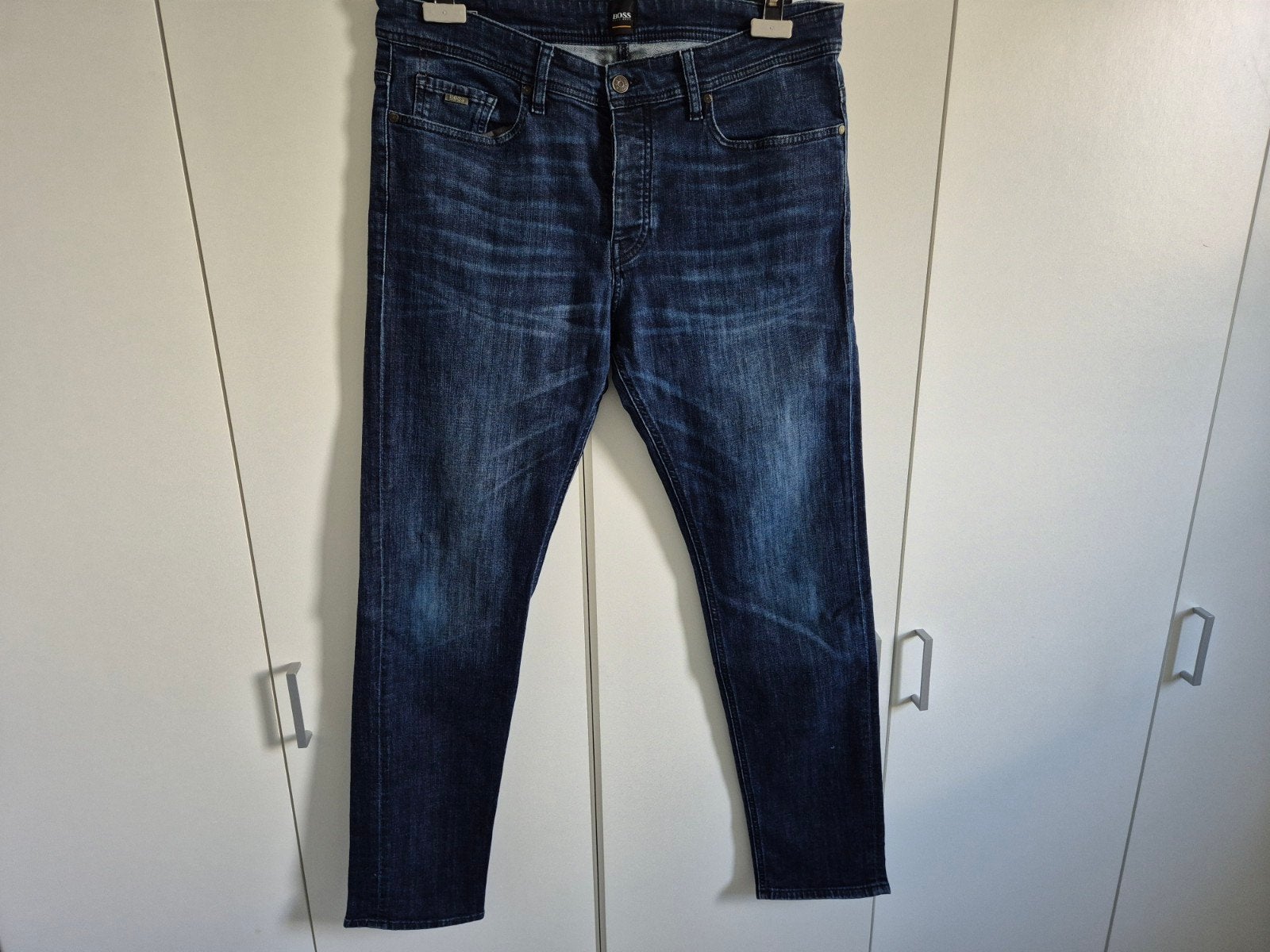 Hugo Boss broek W36L34, W36 - W38 (confectie 52/54), Blauw, Ophalen of Verzenden, Zo goed als nieuw