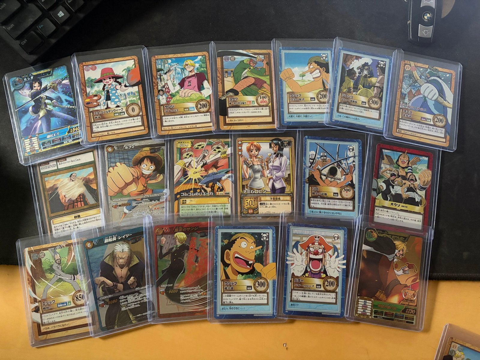 Vintage One Piece Kaarten Bandai Carddass First Stage, Ophalen of Verzenden, Gebruikt, Meerdere kaarten