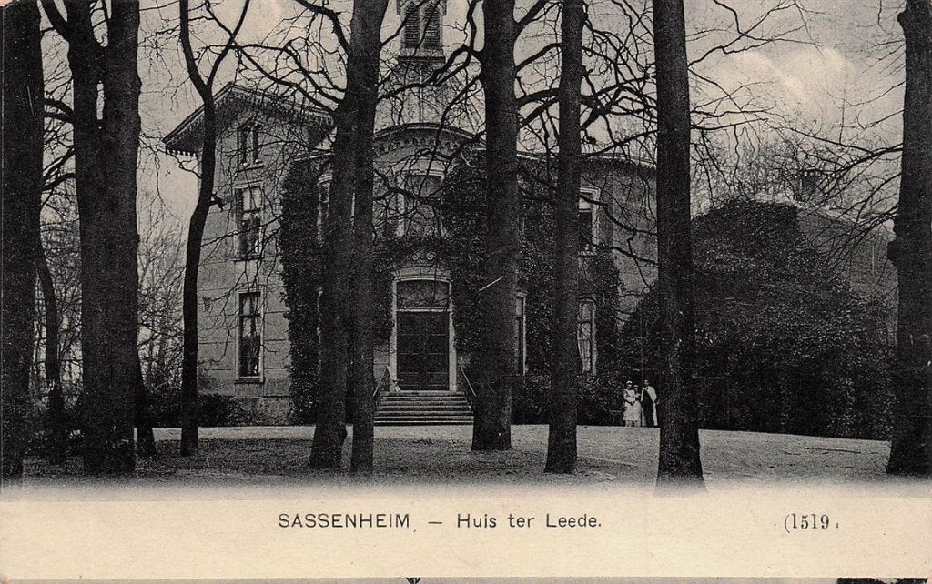 703-413-027 Sassenheim Huis Ter Leede, Verzenden, Voor 1920, Zuid-Holland