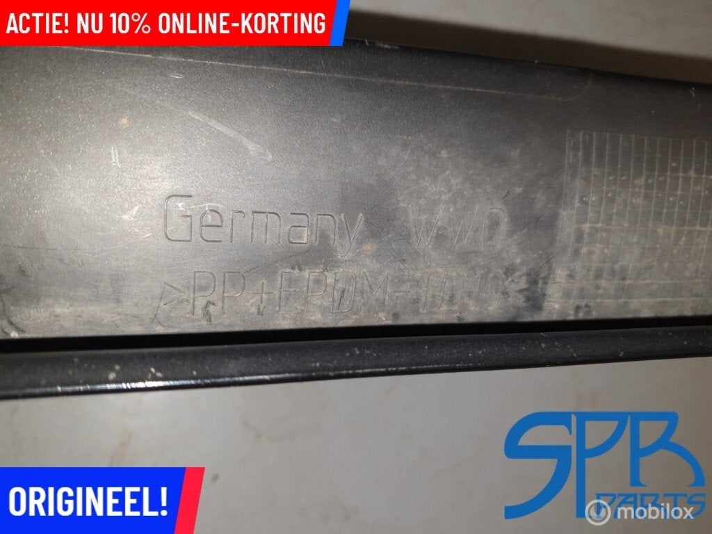 VW GOLF 7 R-LINE RLINE Diffuser achterbumper HOOGGLANS ZWART, Auto-onderdelen, Gebruikt, Volkswagen, Ophalen of Verzenden, Volkswagen