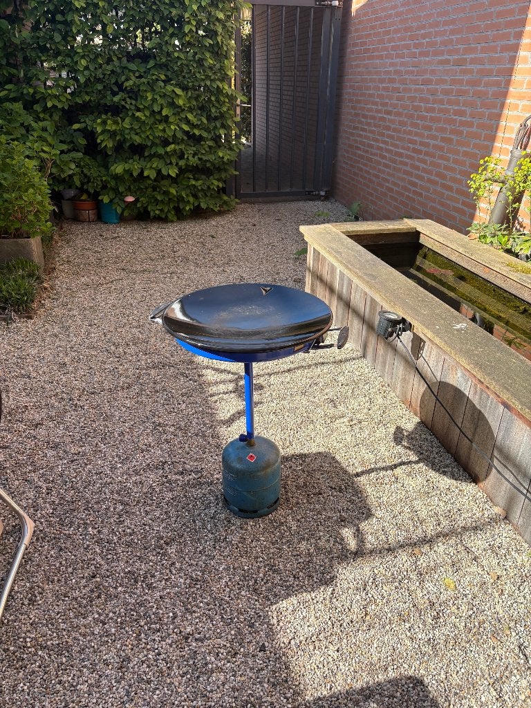 Skottelbraai incl. 3 kg campinggas fles, Ophalen, Zo goed als nieuw, Cadec