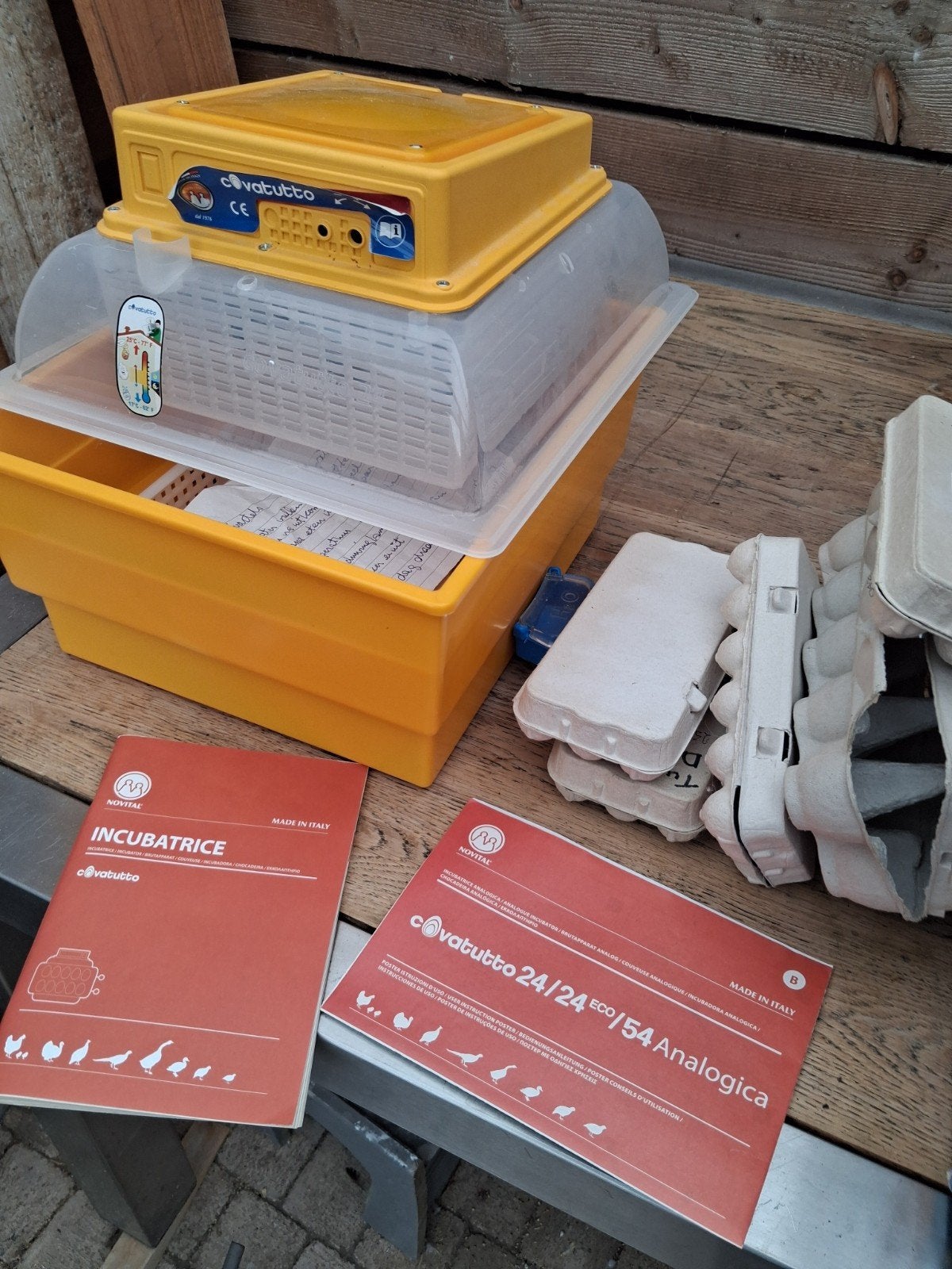 broedmachine kwartel kip 40 kippeeiereen, Ophalen, Zo goed als nieuw, Verlichting of Verwarming