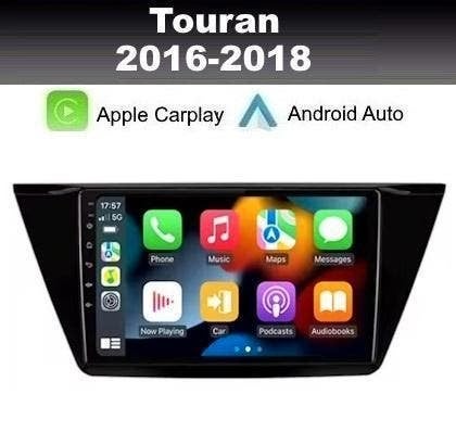 VW Touran 2016-2018 navigatie android 14 apple carplay dab+, Ophalen of Verzenden, Nieuw
