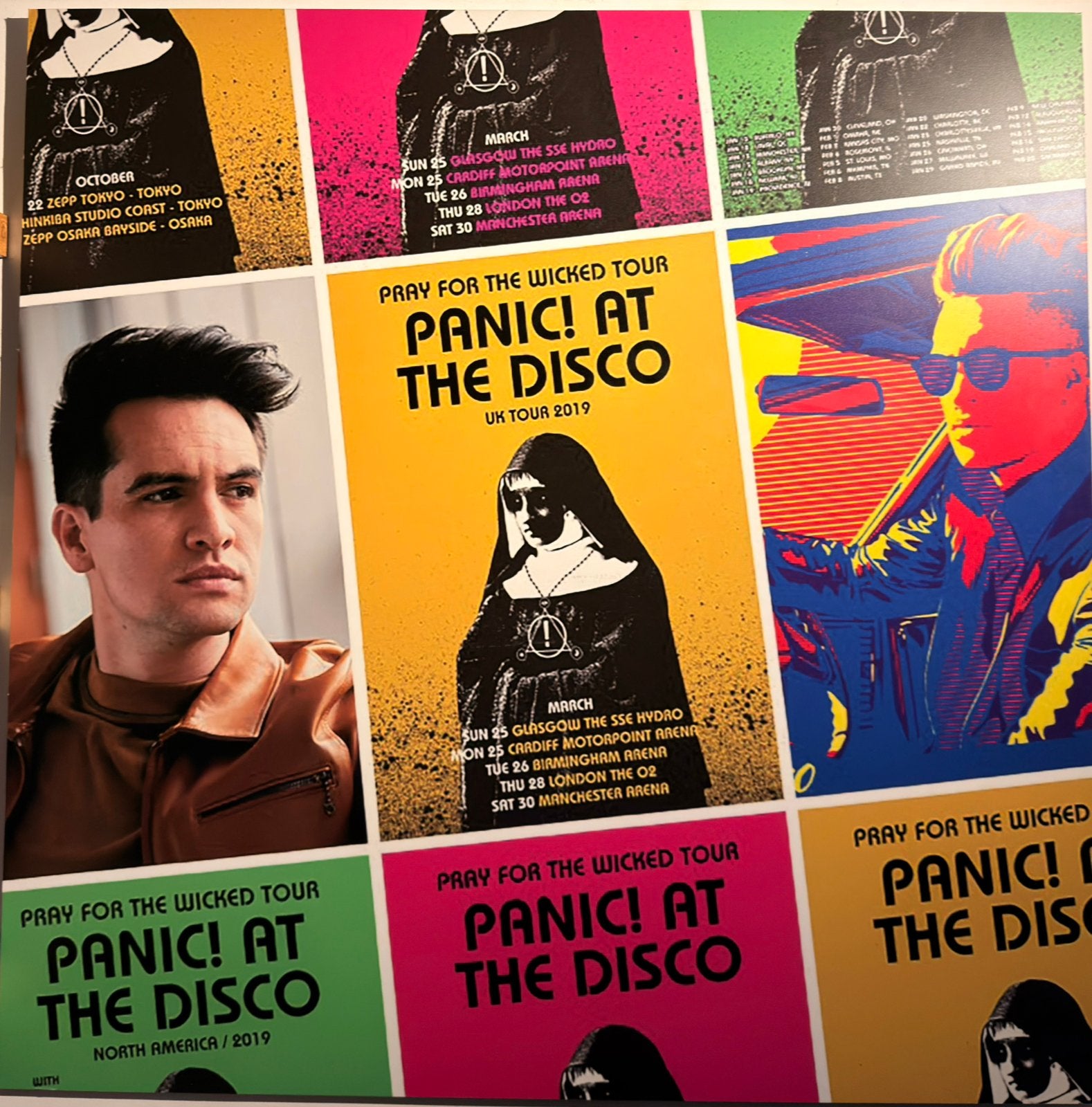 Wandprint “Panic at the Disco” op aluminiumplaat 3mm, Cd's en Dvd's, Alle leeftijden, Ophalen, Zo goed als nieuw