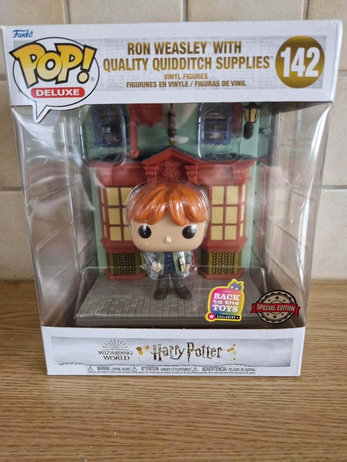 funko pop Ronald weasley quality quidditch nr 142 harry pott, Ophalen of Verzenden, Zo goed als nieuw