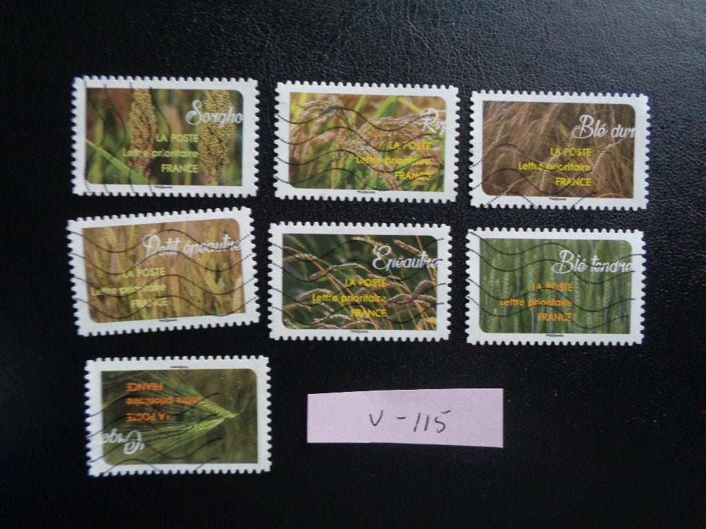 frankrijk - granen 2017 (v-115), Ophalen of Verzenden, Gestempeld