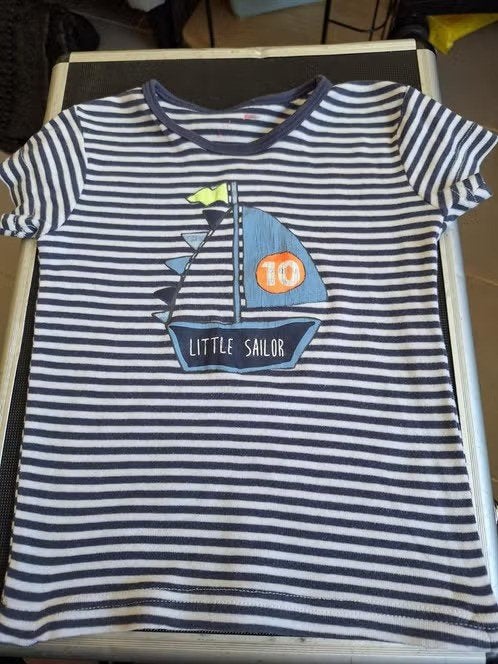 Sailor tshirt Maat 86 h, Kinderen en Baby's, Babykleding | Maat 86, Hema, Onbekend, Ophalen of Verzenden, Zo goed als nieuw