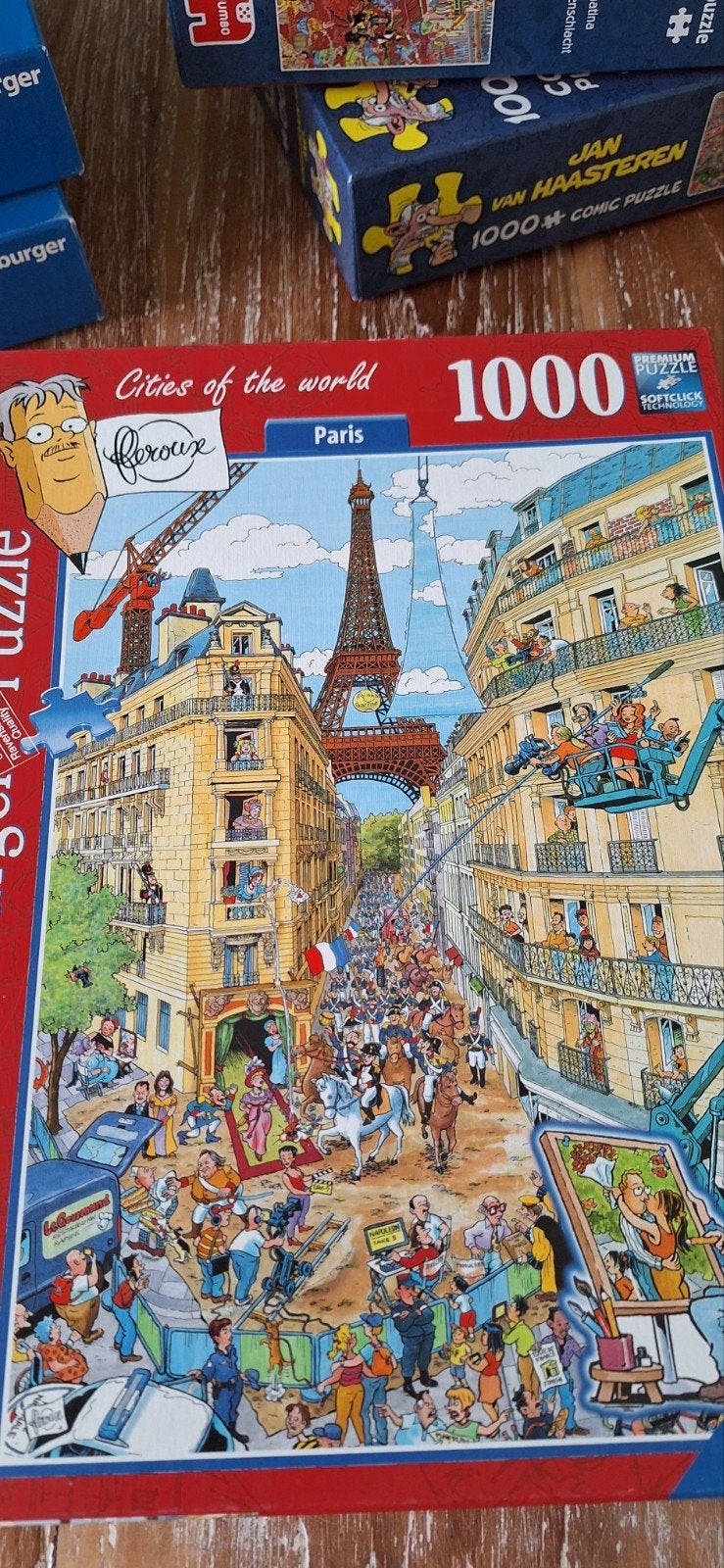 Puzzel Parijs 1000 stukjes, Hobby en Vrije tijd, Ophalen