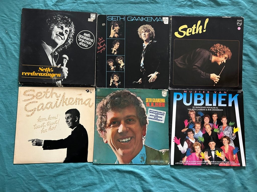 10 LP's Seth Gaaikema (ook per stuk te koop), LP, Gebruikt, Cabaret of Kleinkunst, Ophalen of Verzenden