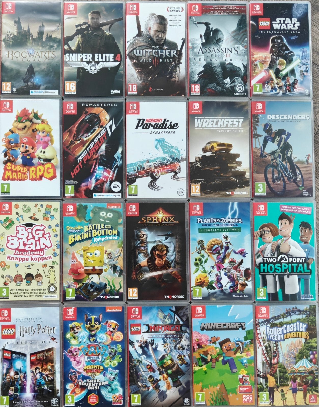 Nintendo Switch games - €15 per stuk, Avontuur en Actie, 1 speler, Ophalen of Verzenden, Zo goed als nieuw