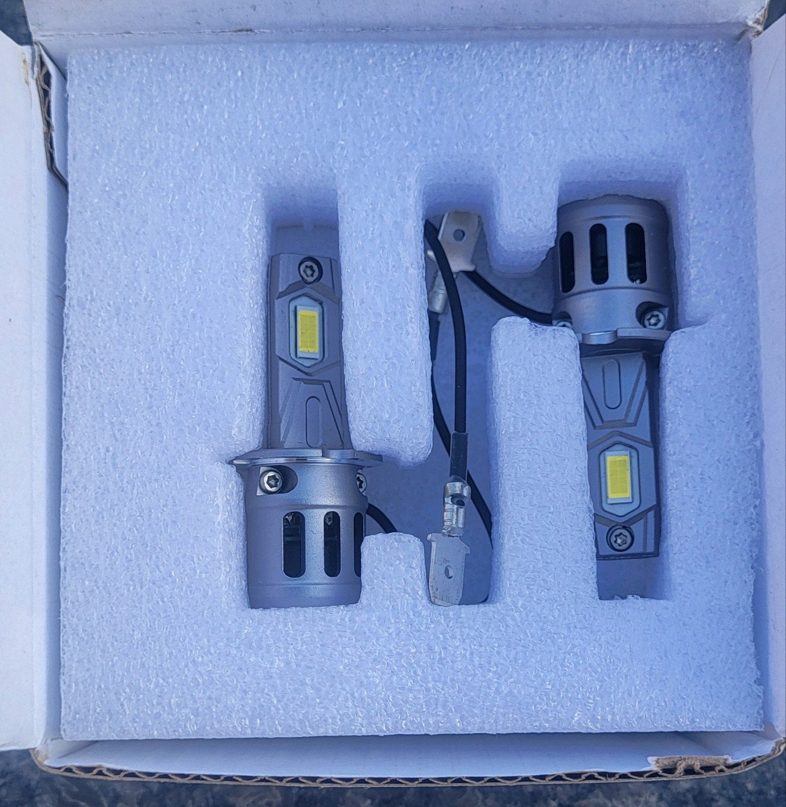 4x LED H3 Autolamp 12VDC - 2x Nieuw, 2x Zo goed als nieuw, Ophalen of Verzenden, Gebruikt