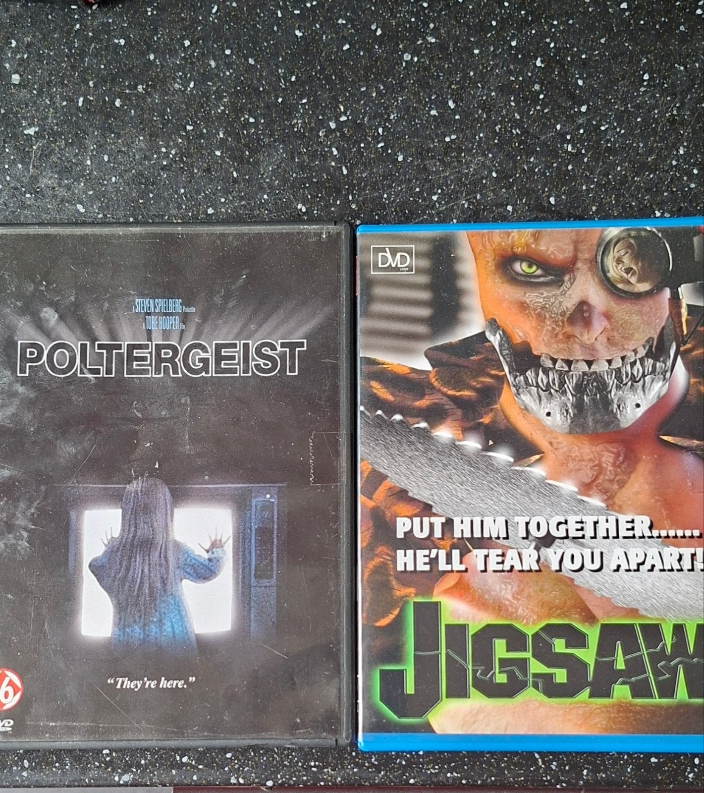 Horror DVD's: Freddy vs Jason, Halloween II, Poltergeist, J, Cd's en Dvd's, Gebruikt, Vanaf 16 jaar, Slasher, Ophalen of Verzenden