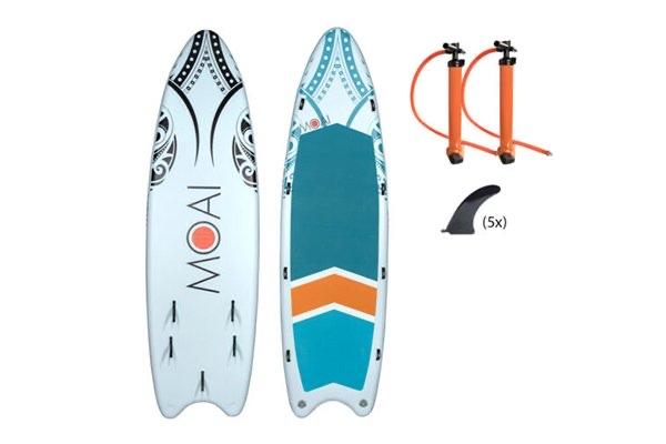 Nieuwe MOAI BIG Board 18' SUP met 2 peddels (6 pers.), Ophalen, Nieuw, SUP-boards