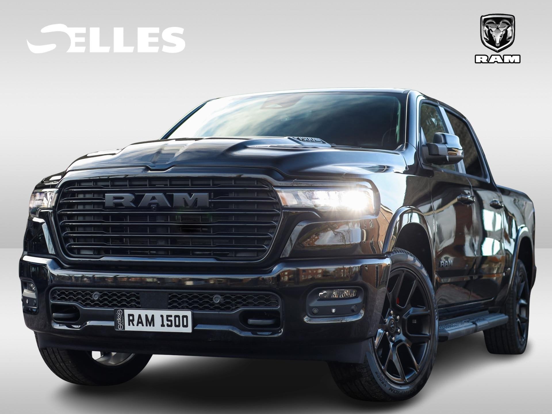 Dodge Ram 1500 2025 3.0L HURRICANE LARAMIE Night | BPM VRIJ, Auto's, Dodge, Automaat, Zwart, 2993 cc, Zwart