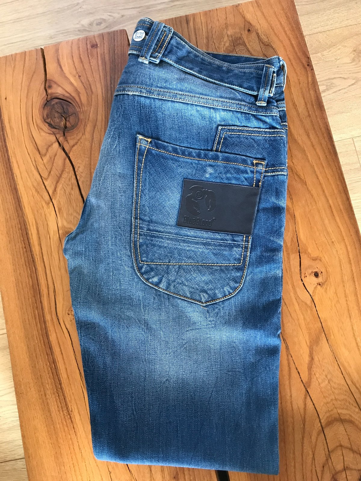 Nieuwstaat BlueBlood Heren Jeans Broek Maat 30-32 Blue Blood, Ophalen of Verzenden, Zo goed als nieuw, Blauw, W32 (confectie 46) of kleiner