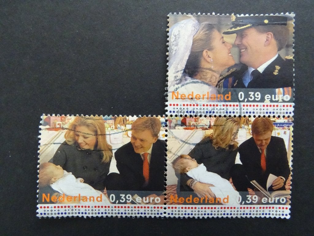 Postzegels Nederland / Geboorte Prinses Amalia 2003, Postzegels en Munten, Ophalen of Verzenden, Na 1940, Gestempeld