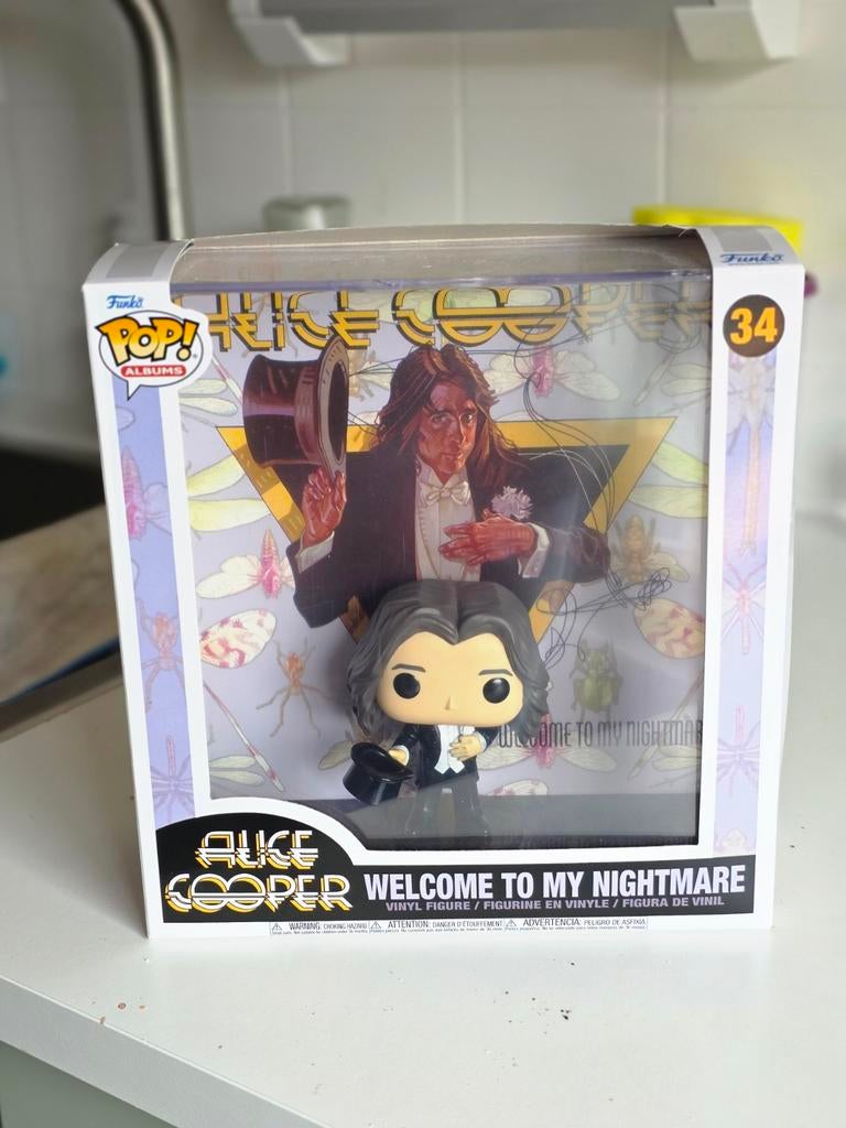 Funko Pop Albums 34 Alice Cooper - Welcome To My Nightmare, Verzamelen, Ophalen of Verzenden, Nieuw