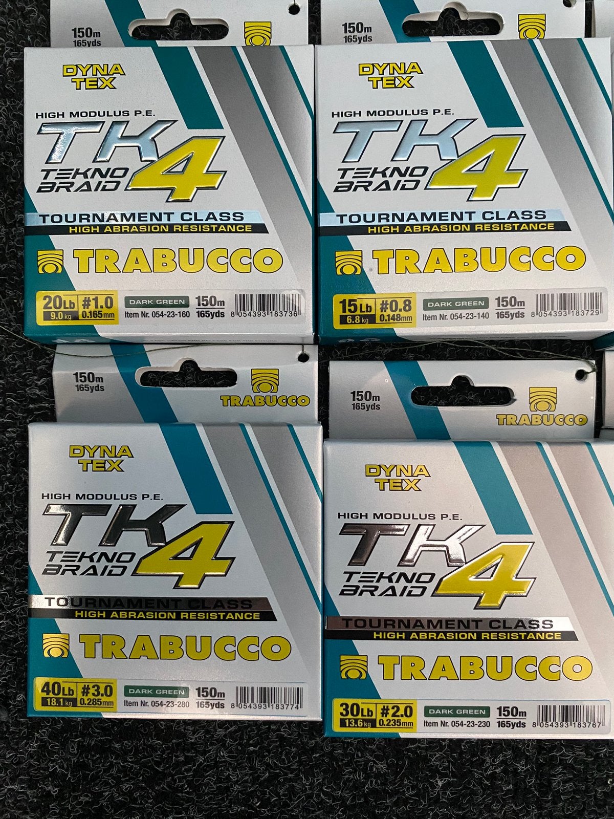 Trabucco TK4 Tekno Braid 150m gevlochten lijn, Watersport en Boten, D, Nieuw, Ophalen of Verzenden, H
