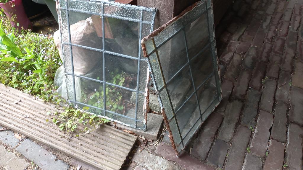 Glas en Lood ramen, Ophalen, Gebruikt, Minder dan 80 cm, Overige typen