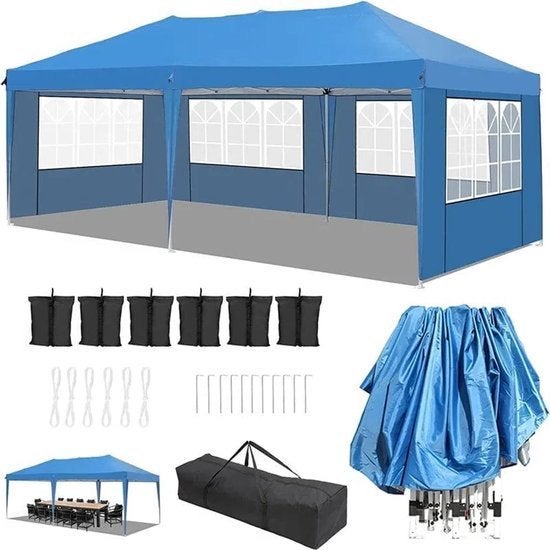 Vouwpaviljoen – Partytent – Zonnescherm – Tuinpaviljoen, Corvance B.V., Verzenden, Nieuw, Corvancebol@gmail.com