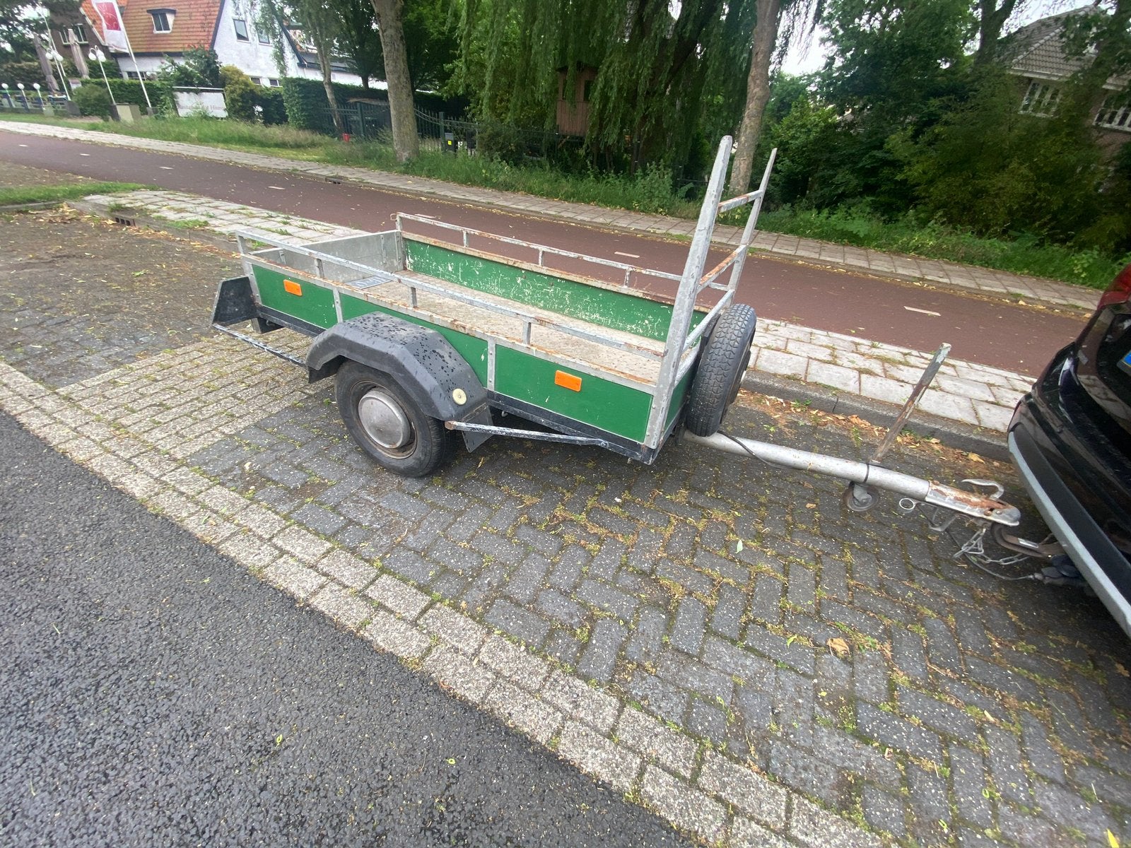 Mooie Aanhangwagen aanhanger bakwagen, Fietsen en Brommers, Ophalen of Verzenden, Zo goed als nieuw