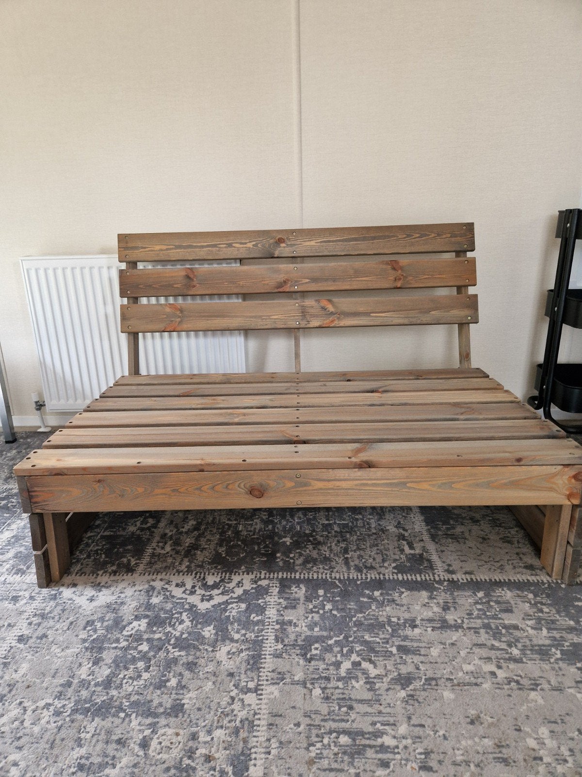 palletbank/tuinbankje, Ophalen, Zo goed als nieuw, Hout