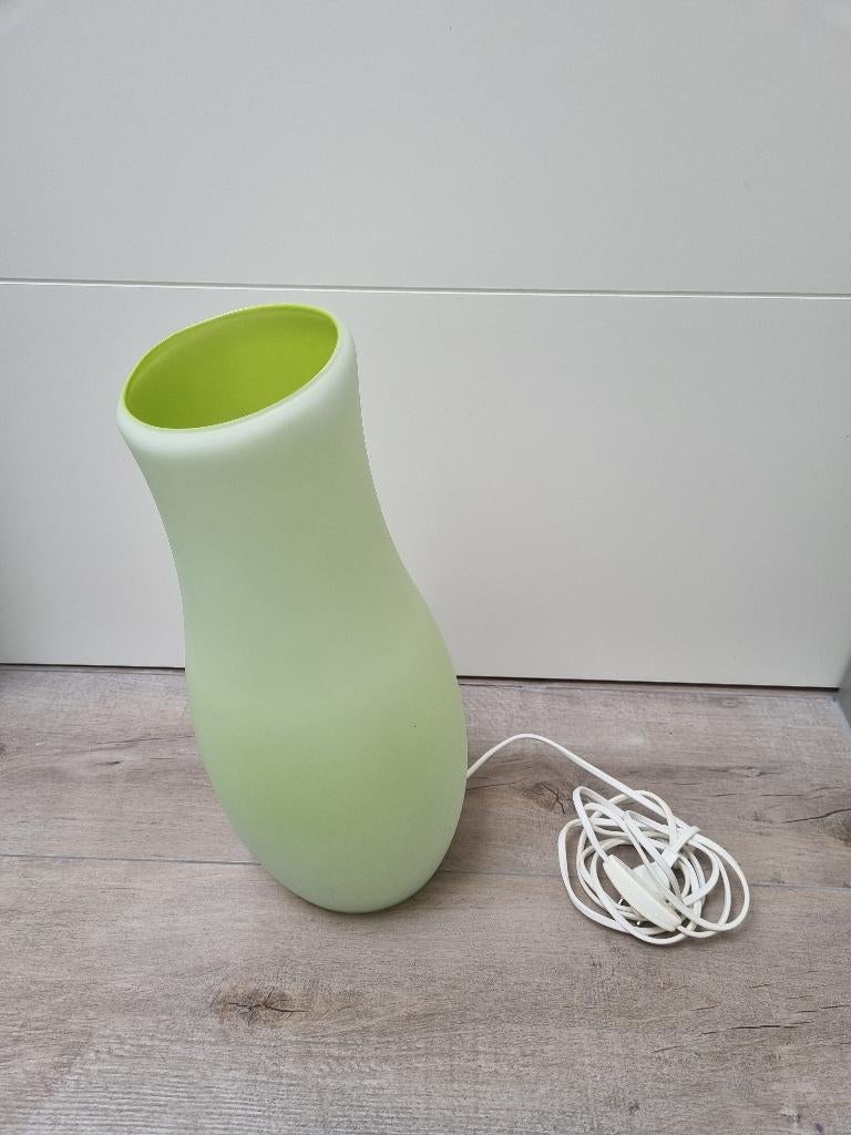 Retro lamp Ikea Mylonit Glazen lamp model B0217, Huis en Inrichting, Ophalen of Verzenden, Gebruikt, Glas