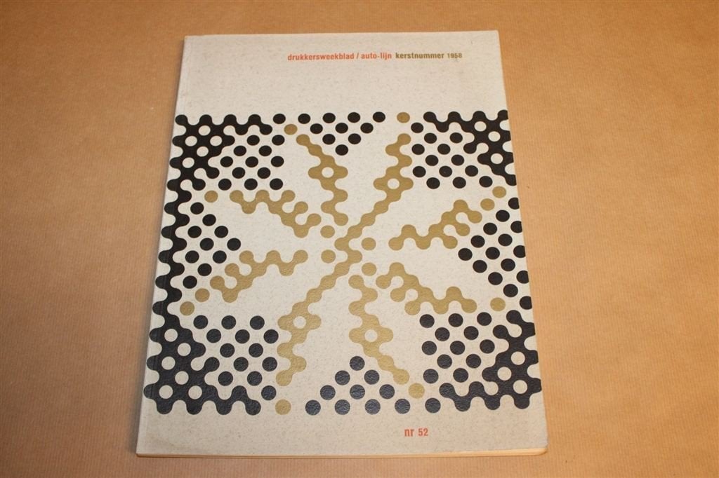 Drukkersweekblad Kerstnummer 1958 — Grafisch Nederland, Ophalen of Verzenden, Gelezen