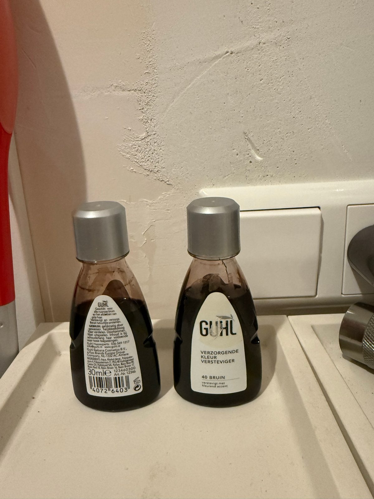 Guhl Verzorgende Kleurversteviger 40 Bruin (2x 30ml), Ophalen of Verzenden, Nieuw, Haarverzorger of -hersteller