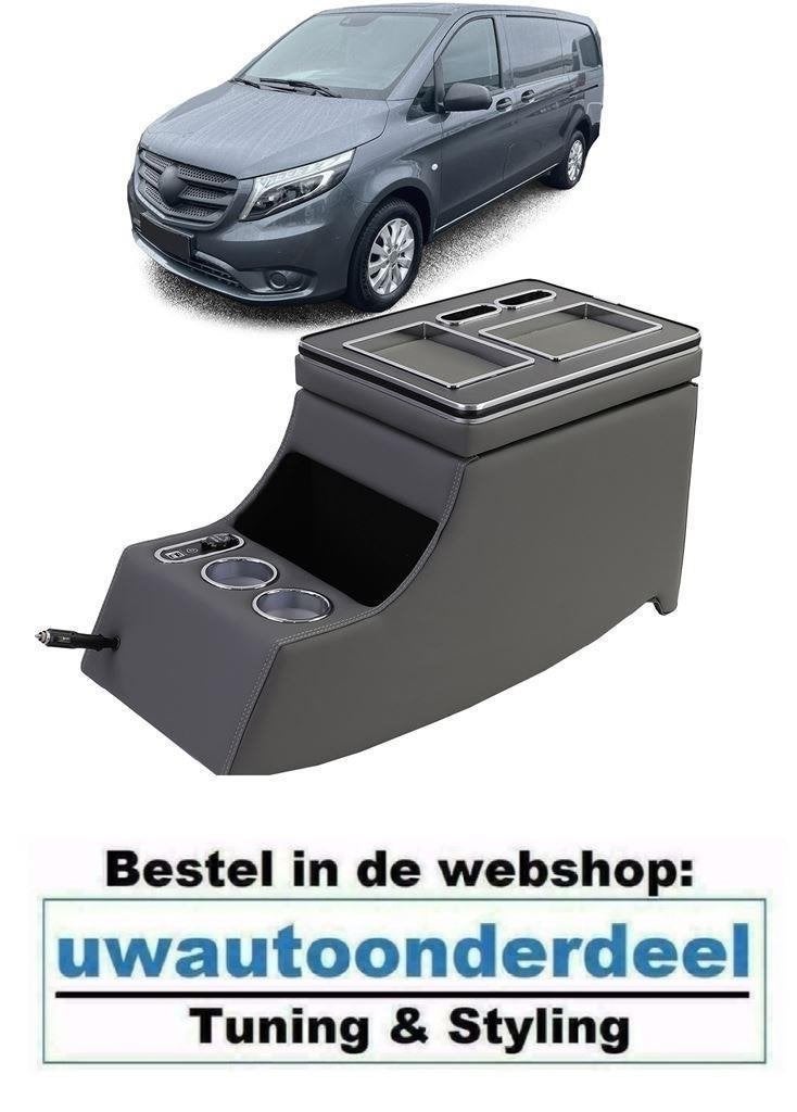 USB Luxe Middenconsole Armsteun Grijs Voor Viano Vito W447 W