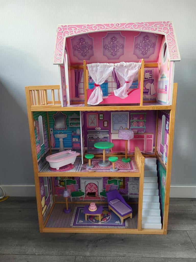 Kidkraft Poppenhuis - Zo goed als nieuw, Kinderen en Baby's, Speelgoed | Poppenhuizen, Ophalen, Zo goed als nieuw, Poppenhuis