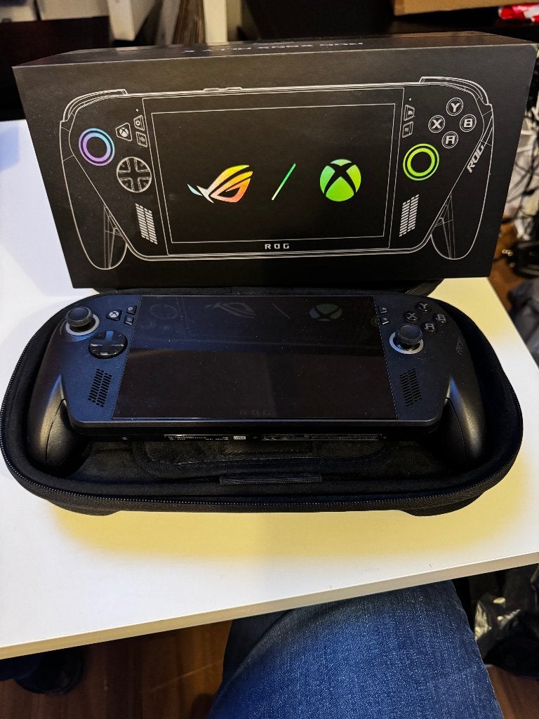 ASUS ROG Ally X Handheld incl. Case, Screenprotector & Doos, Spelcomputers en Games, Ophalen, ASUS, Zo goed als nieuw