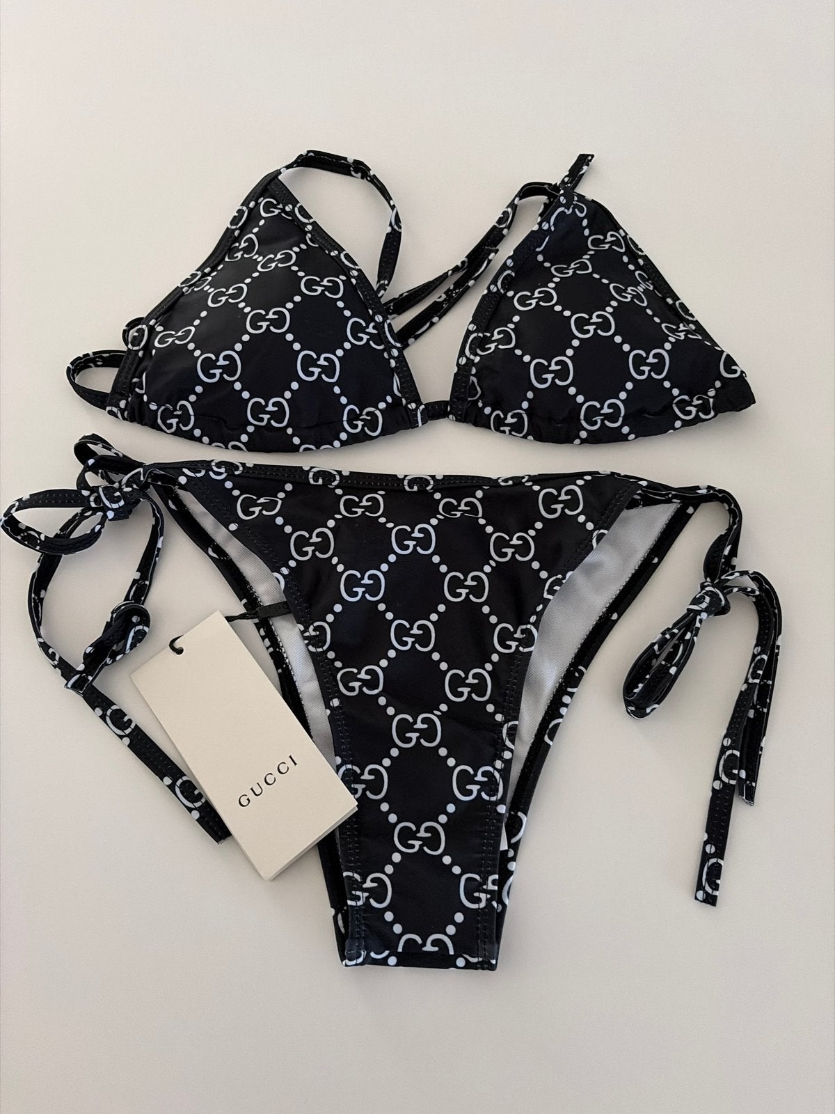 Leuke Gucci bikini maat M, Ophalen of Verzenden, Nieuw, Zwart, Bikini