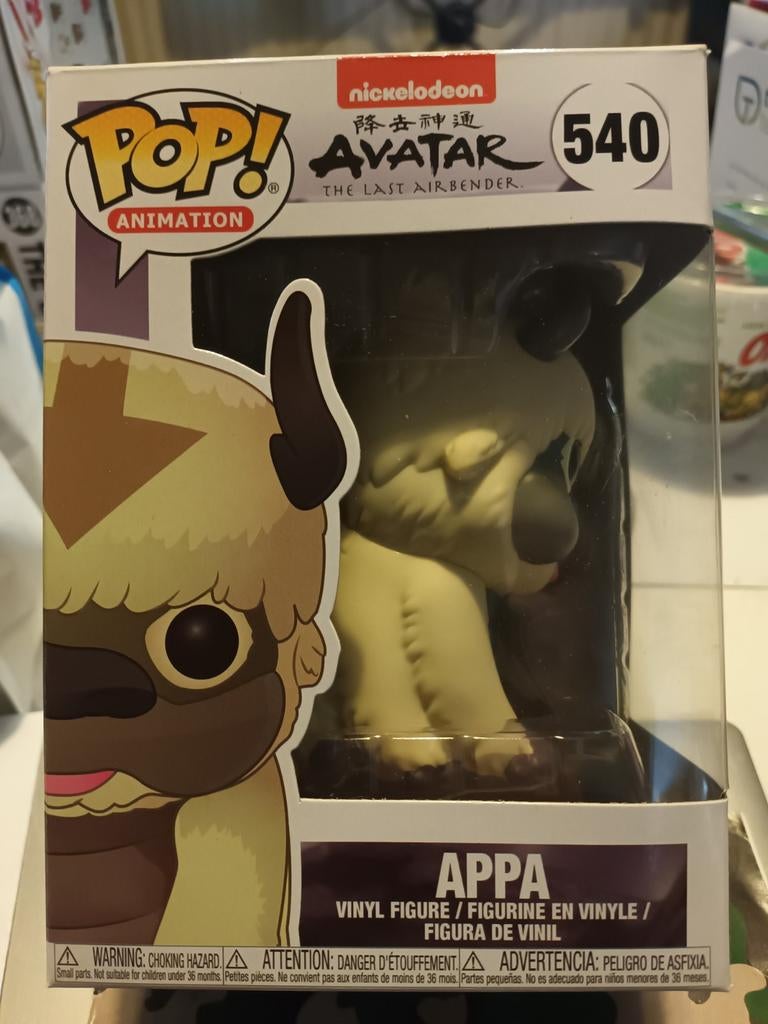 Funko pop Avatar : Appa 540, Ophalen of Verzenden, Zo goed als nieuw