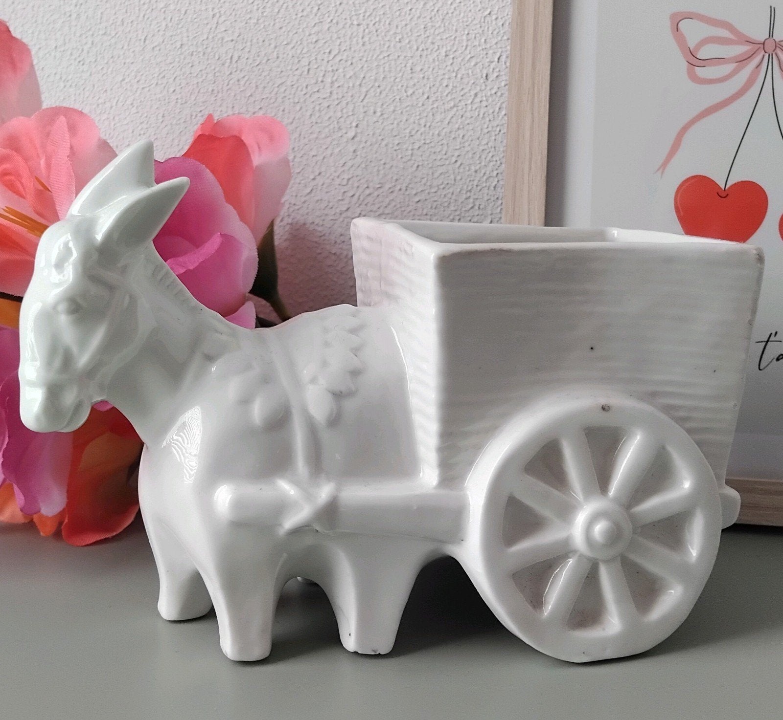 🫏Vintage 🫏Plantpotje Ezeltje 🫏Bloempotje Ezel 🫏Donkey, Verzenden