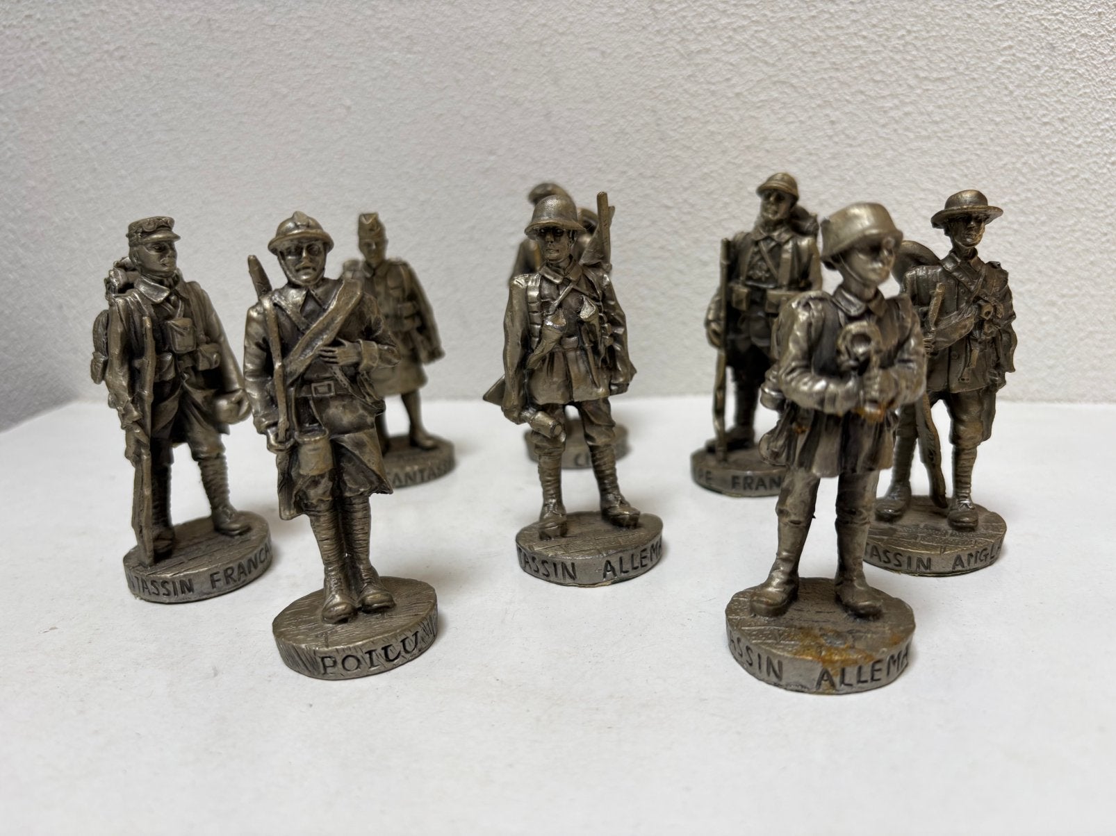 Metalen soldaten WO I | Stahlhelm Adrian, Verzamelen, Militaria | Algemeen, Ophalen, Landmacht, Nederland