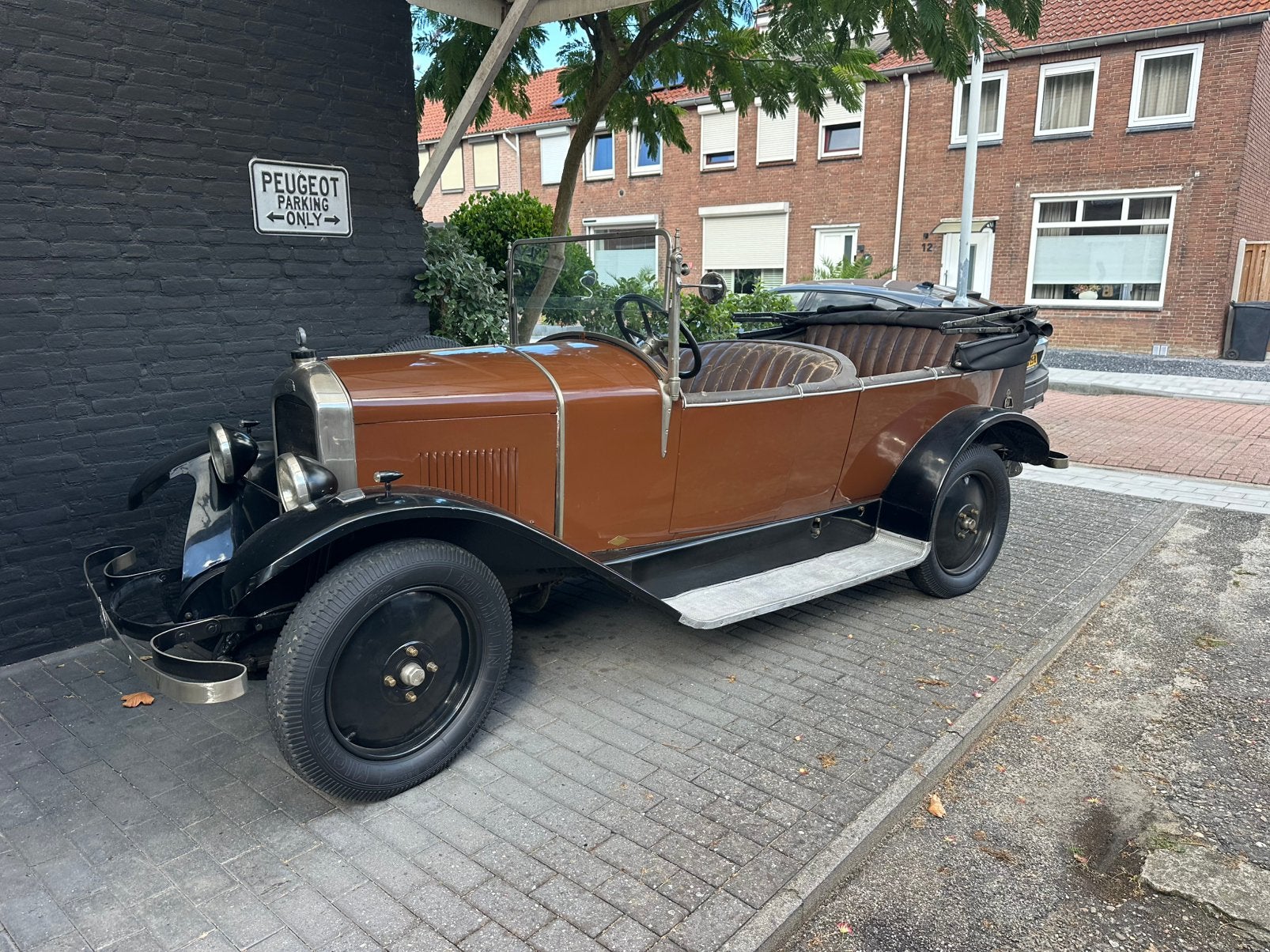 Peugeot 177b Torpedo Commercial 1923 zeldzaam., Achterwielaandrijving, Overige bekleding, Bruin, Handgeschakeld
