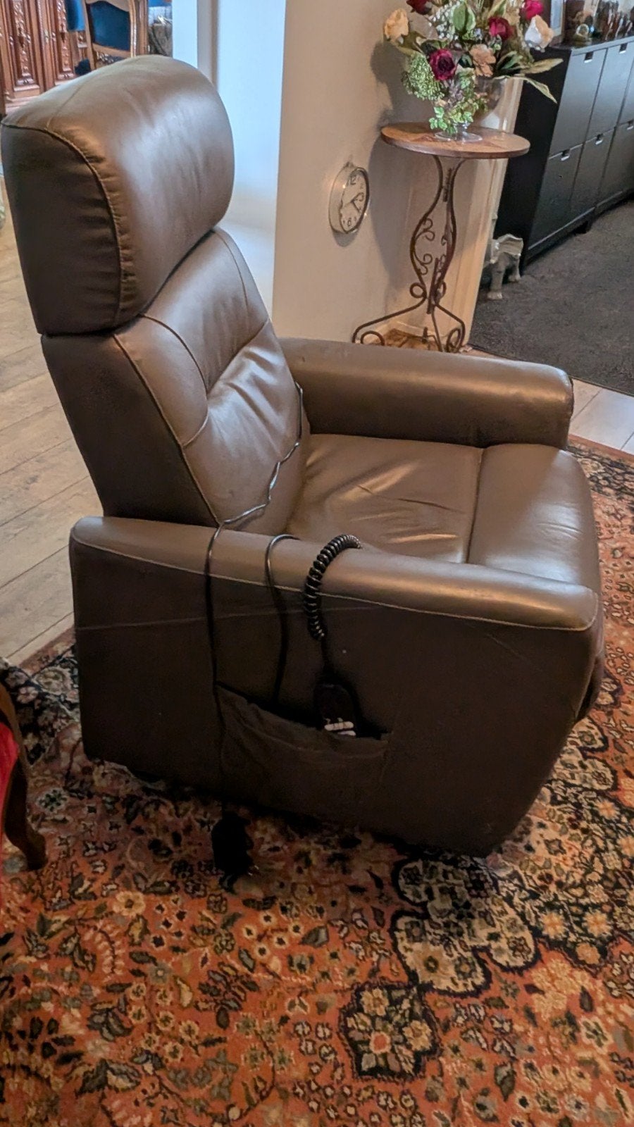 Relaxstoel Mero sta op stoel 2motor en lift, Ophalen, Zo goed als nieuw, 75 tot 100 cm, Modern en klassiek