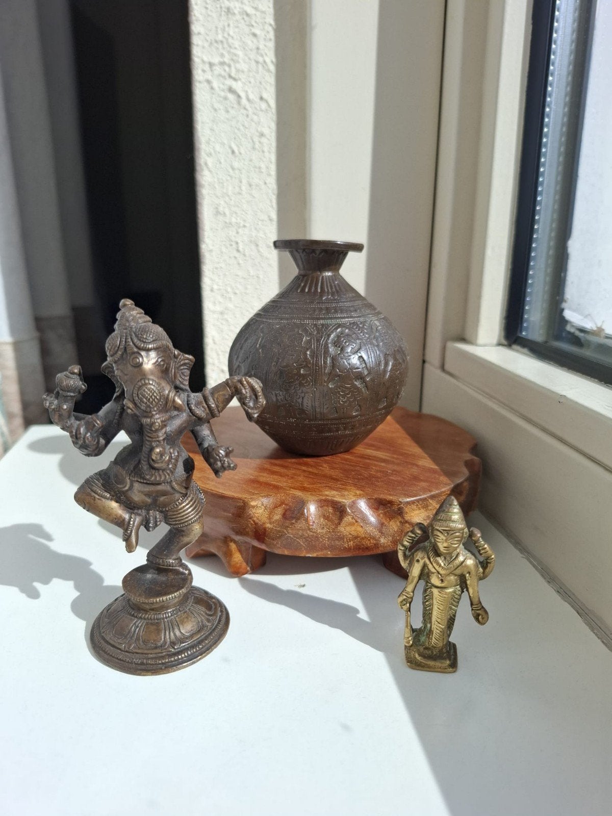 Antiek brons India., India, Ophalen of Verzenden, Ritueel object, Brons