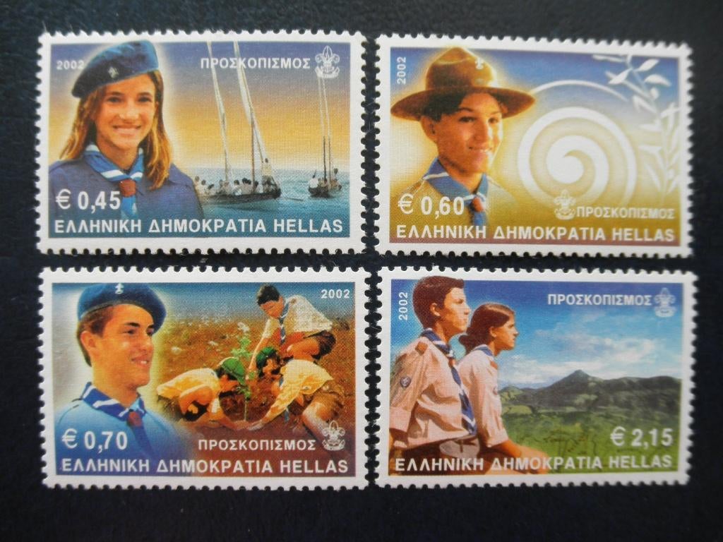 Postzegels Griekenland 2002 scouting - cw € 10,00., Ophalen of Verzenden, Griekenland, Postfris