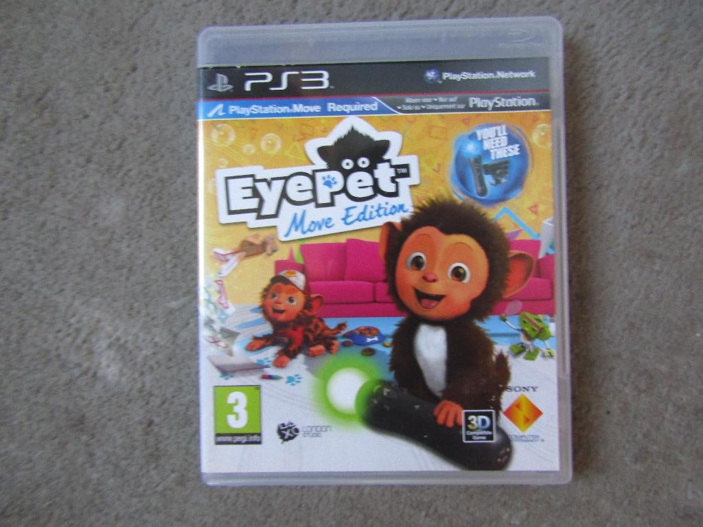Playstation 3 spel: Eyepet move edition zonder accesiorres, Spelcomputers en Games, Games | Sony PlayStation 3, Puzzel en Educatief