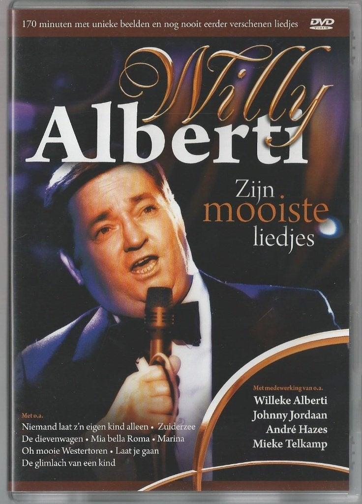 DVD "Willy Alberti: Zijn Mooiste Liedjes", Alle leeftijden, Verzameling, Zo goed als nieuw, Extra's