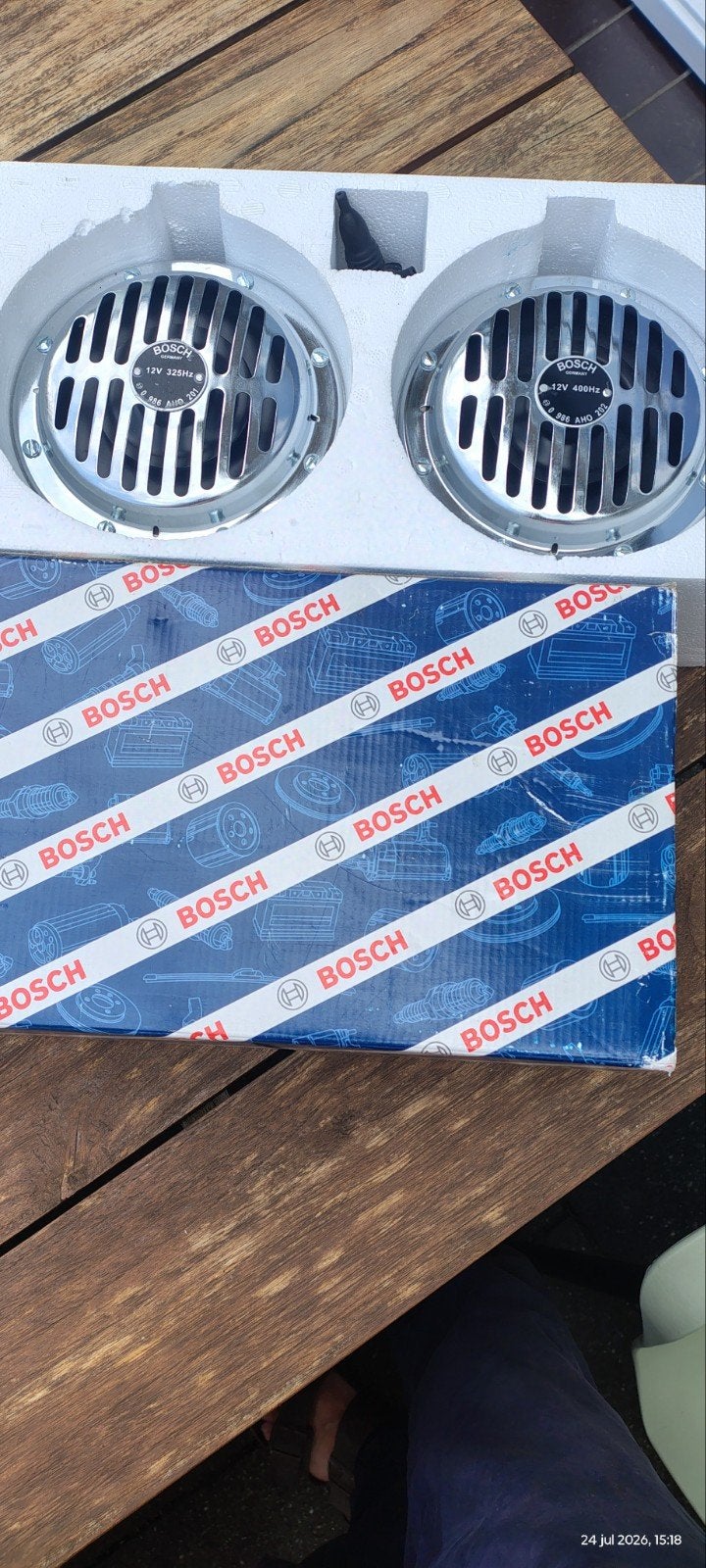 Bosch claxon set zeer fraai, Ophalen of Verzenden, Nieuw