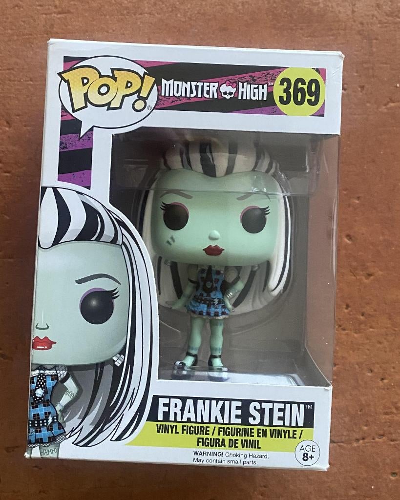 Funko pop monster high nr. 369 - Frankie Stein, Ophalen of Verzenden, Zo goed als nieuw