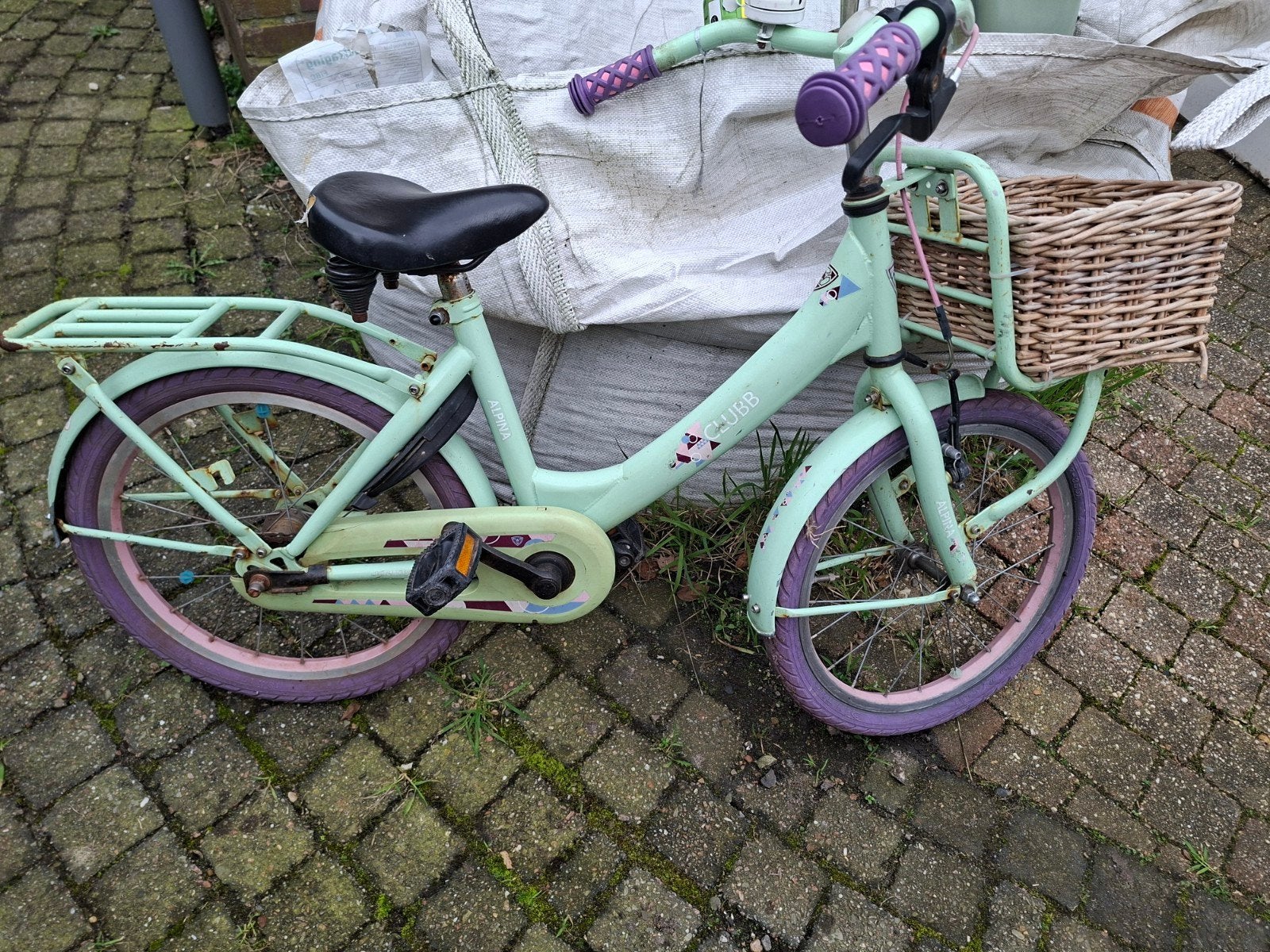 alpine kinderfiets, Fietsen en Brommers, Ophalen, Gebruikt, 18 inch, Alpina
