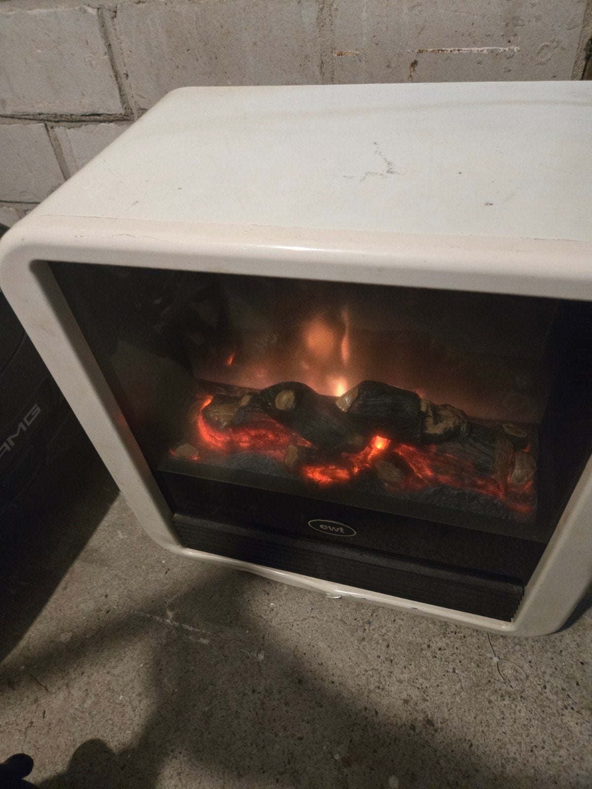 EWT Optiflame CUB20 Elektrische Haard - Zo goed als nieuw, Ophalen, Zo goed als nieuw, Vrijstaande haard, Elektrische haard