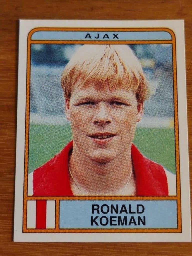 Panini 1984 - Ajax - Ronald Koeman - #15 - ongebruikt, Verzenden, Zo goed als nieuw, Plaatje