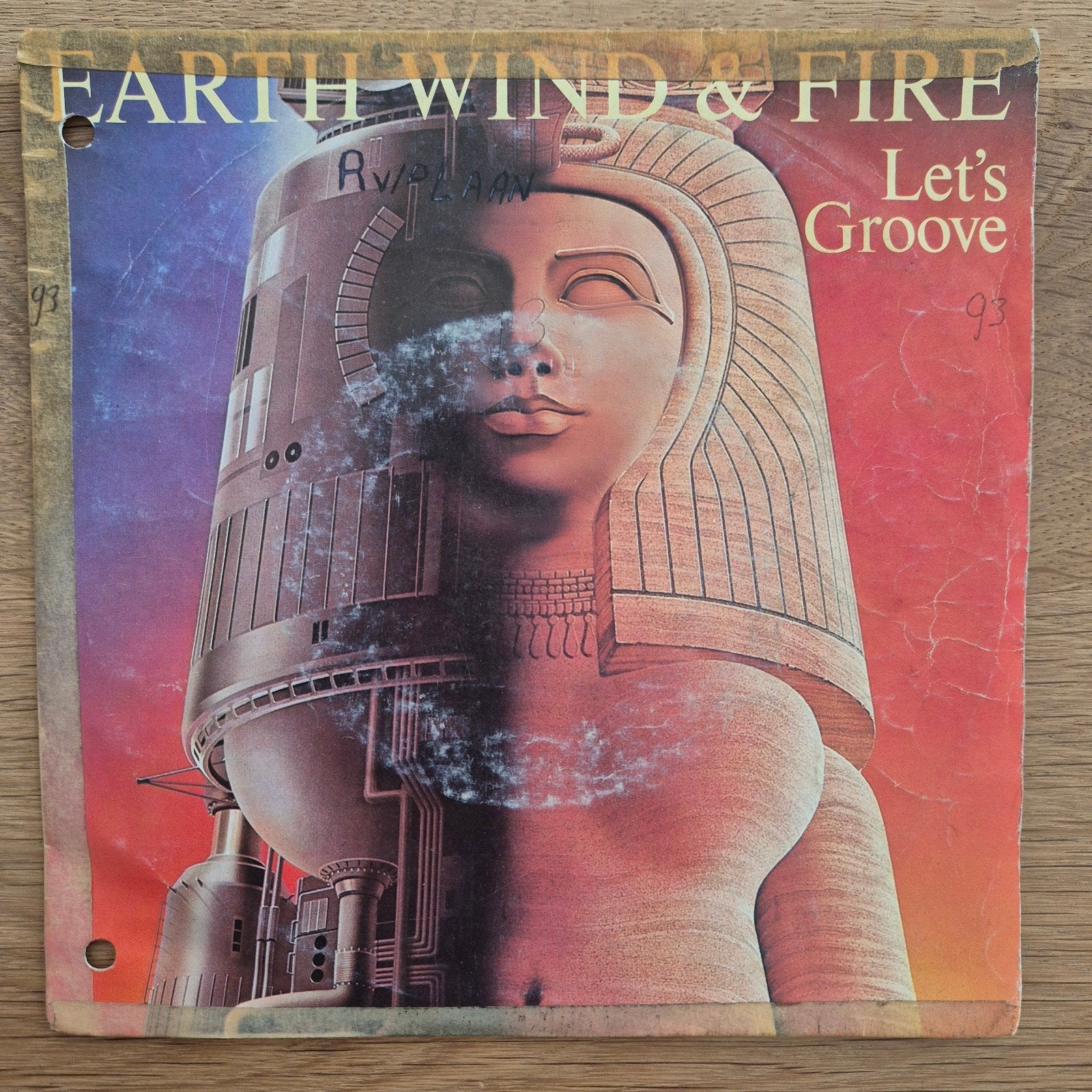 Earth, Wind & Fire - The Album (Let's Groove) LP, Gebruikt, 7 inch, Ophalen of Verzenden, Funk