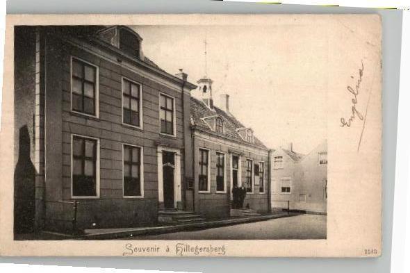 Souvenir de Hillegersberg Raadhuis PRACHTKAART st 1903, Verzenden, Voor 1920, Gelopen, Zuid-Holland